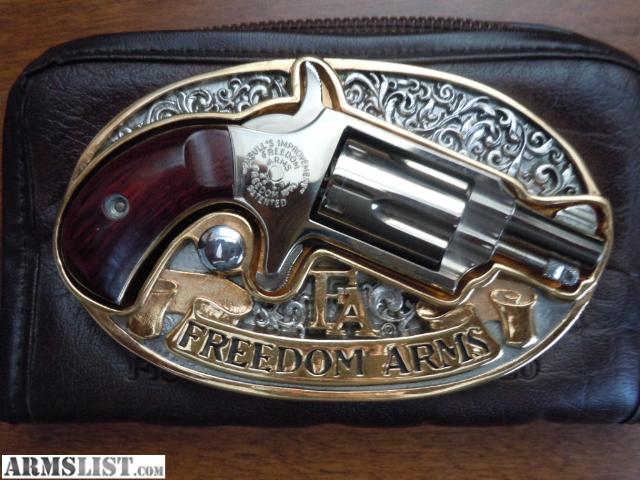 Freedom Arms 22Cal. Long Rifle Belt Buckle Pistol Rare