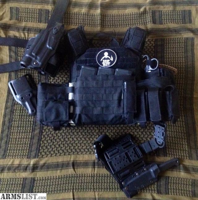 ARMSLIST - For Sale: Operator plate Carrier with level 4 plates ...
